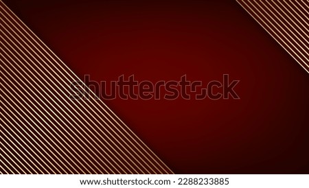 Red and gold luxury background. Vector illustration. Royalty-Free Stock Photo #2288233885