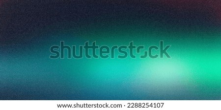 Dark green blue grainy gradient background, black backdrop, noise texture effect,webpage header, wide banner size Royalty-Free Stock Photo #2288254107