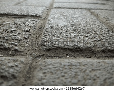 block paved road

and stret