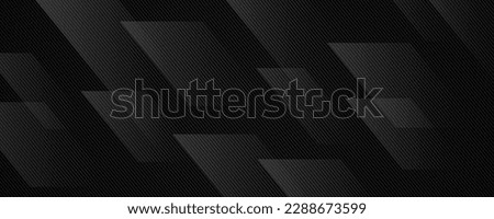 3D black geometric abstract background overlap layer on dark space with diagonal lines decoration. Modern graphic design element striped style for banner, flyer, card, brochure cover, or landing page Royalty-Free Stock Photo #2288673599