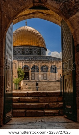Jerusalem, the Old City, the Temple Mount, Al-Aqsa Mosque Royalty-Free Stock Photo #2288727025
