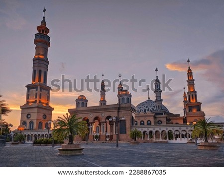 Islamic Center Mosque The Biggest Mosque in Samarinda Royalty-Free Stock Photo #2288867035