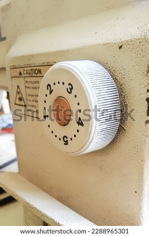 sewing thread density measuring panel