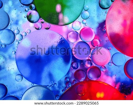 Colorful artistic of oil on the water. Abstract Colorful Oil bubbles background. abstract light illumination Royalty-Free Stock Photo #2289025065