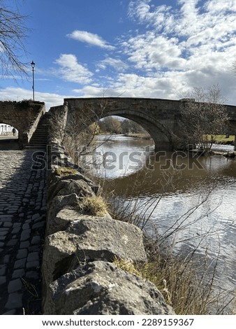 Picture of old bridge in Haddington Scotland UK
