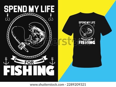 Weekend forecast fishing with a chance of drinking quote vector design template. 