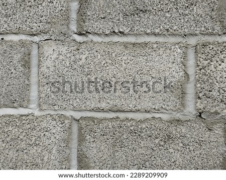 Texture, gray cinder block wall