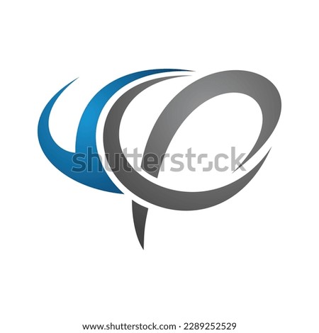VP letter logo template 2