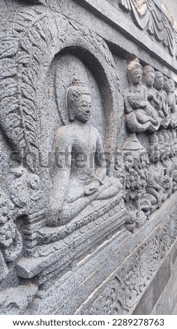 Temple Relief Art of Buddha