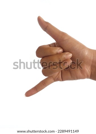 finger hand symbol concept of hand making phone call