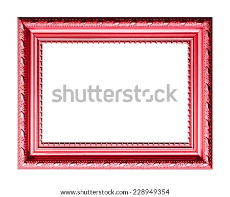 frame isolated on white background