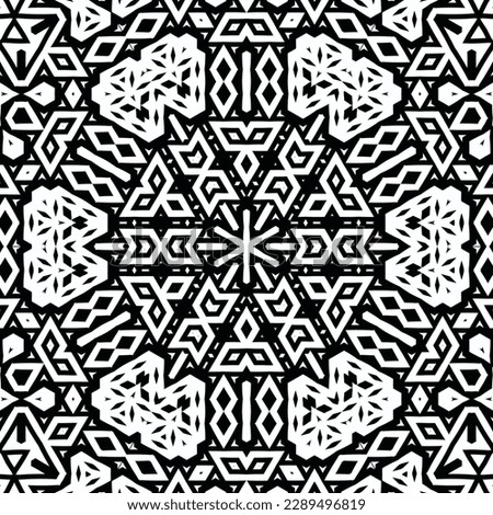 Outline round flower pattern in mehndi style for coloring book page. Antistress for adults and children. Doodle ornament in black and white.