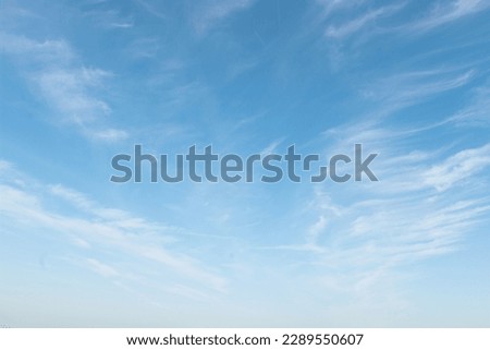 Light white cloud and blue sky background Royalty-Free Stock Photo #2289550607