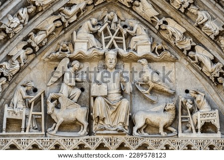 detail of facade of cathedral in spain, photo as a background, digital image