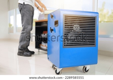 Dehumidifier used in document keeping room to protect important documents from mold, silverfish and moisture.