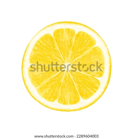 Lemon isolated on white background Royalty-Free Stock Photo #2289604003