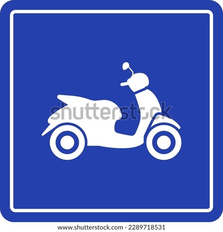 Scooter icon. Isolated Vector Illustration