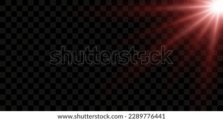 Special lens flare, light effect. The flash flashes with beams and a spotlight. Glowing light. Beautiful star Light from rays. On a transparent background.