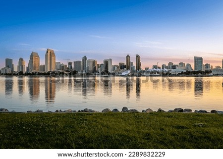 San Diego Skyline at Sunrise Royalty-Free Stock Photo #2289832229
