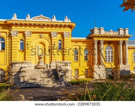 Szechenyi Thermal Bath in Budapest, Hungary Royalty-Free Stock Photo #2289871035