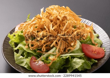 Image of fried burdock salad