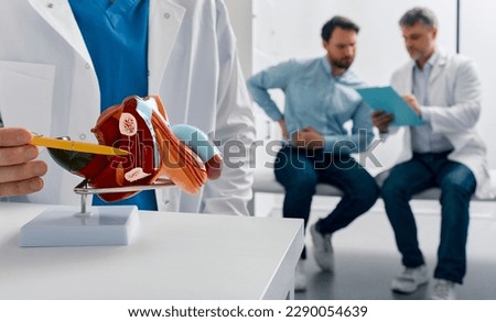Urologist consultation for male patient. Urology and andrology, treatment of men's diseases and prostatitis Royalty-Free Stock Photo #2290054639