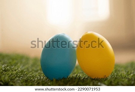 Composition with Easter. Easter. Decoration. 