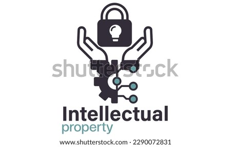 Intellectual Property Logo design. Icon, Business, Subject Icon stock illustration
Patent idea, patented solution locked or protected light bulb  Royalty-Free Stock Photo #2290072831
