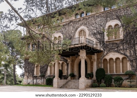 Marivent Palace, summer residence of the Spanish royal family, Cala Mayor, Palma, Majorca, Balearic Islands, Spain