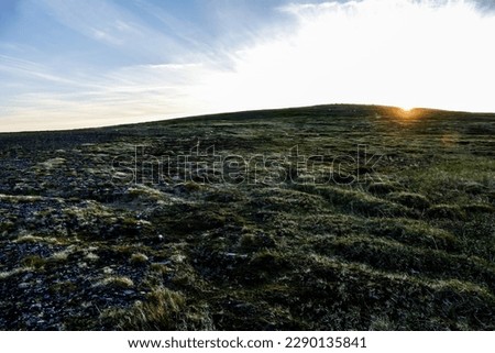 sunset over mountains, beautiful photo digital picture