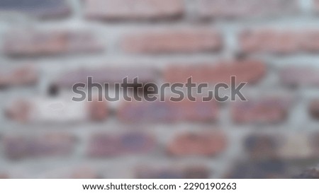 Texture abstract brick background, blurred, aesthetic and simple