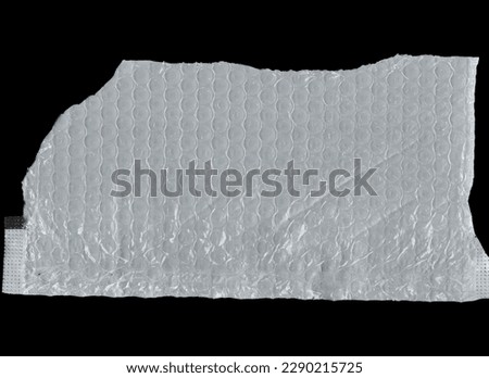 Plastic bubble packaging texture for overlay wrinkled stretched plastic effect