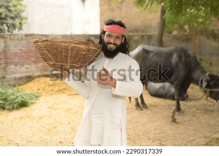 Portrait of an Indian people at village