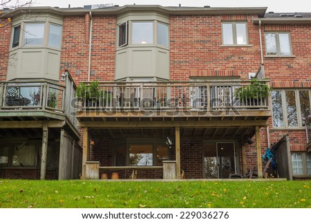 Townhouses or condominium in Canada