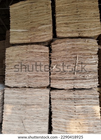 picture of rubber wood Produced as a finished sheet 