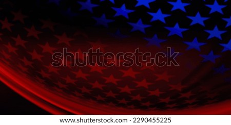 Abstract illustration of the American flag, the national symbol of the USA Royalty-Free Stock Photo #2290455225