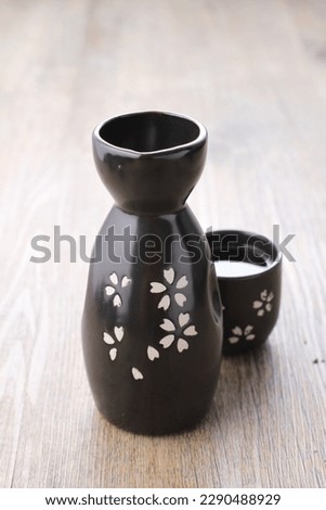 Black Tea Pot with Cherry Blossom Motive