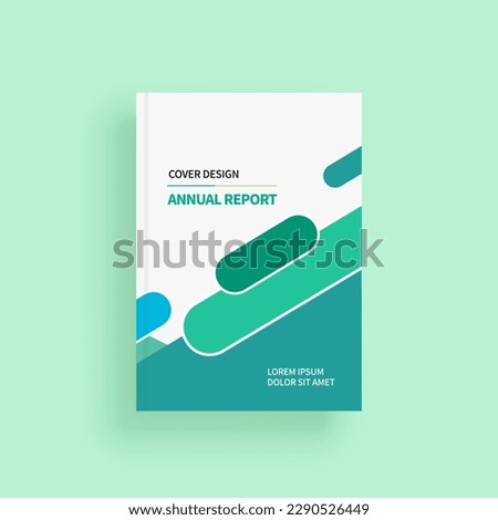 report, book cover design layout