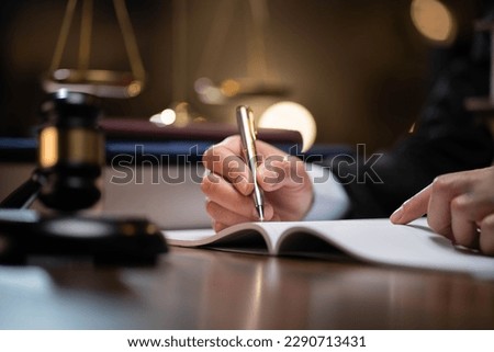 lawyer working in office. Advice,Legal lawand justice concept.