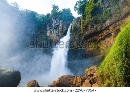 air terjun cimarinjung ciletuh UNESCO Global Geopark, Indonesia Royalty-Free Stock Photo #2290779547