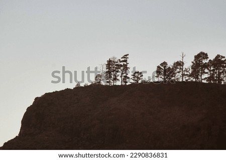 sunset in mountains, photo picture digital image, photo as a background