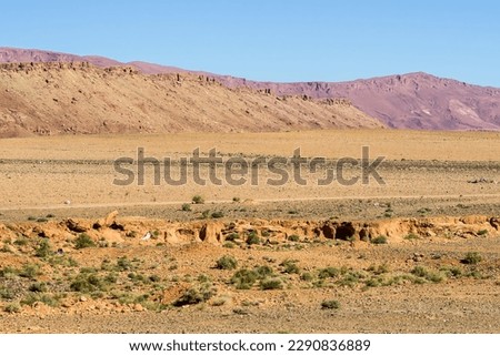 view of atlas mountains in morocco, beautiful photo digital picture