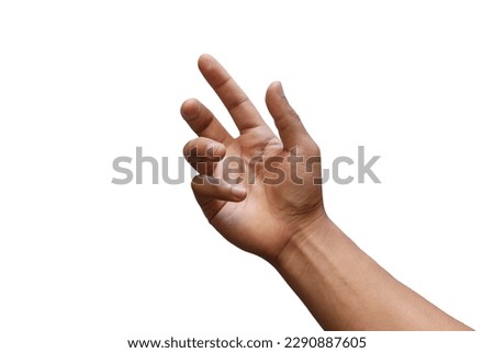 Man's hands, gestures, signs, pointing, holding, signaling, fist, victory, palm, counting, peace, three, four. Royalty-Free Stock Photo #2290887605