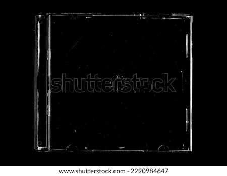 CD case texture overlay for graphic design composition  Royalty-Free Stock Photo #2290984647