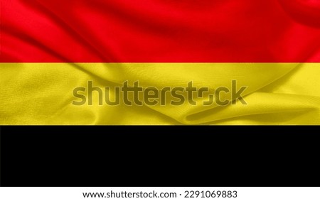 Realistic photo of Belgium flag