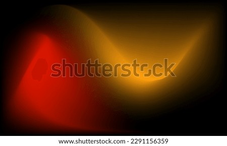 Vector beautiful gradation with red, yellow, black gradient color