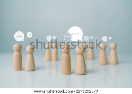 Conversation exchange of ideas in an organization or in society, joining a group listening to discussions sharing creative experiences the face-to-face communicate talking and meeting with strangers. Royalty-Free Stock Photo #2291202579