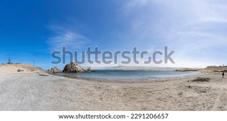 Panoramic of Marcona beach, Ica Peru