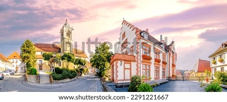 Old city of Pfullendorf, Germany  Royalty-Free Stock Photo #2291221667