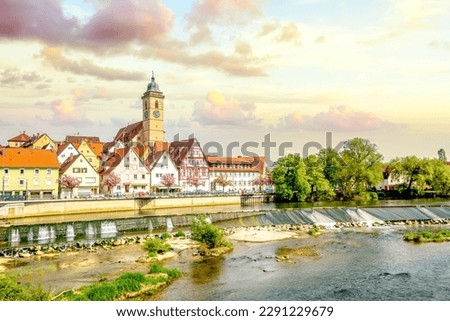 Old city of Nürtingen, Germany 